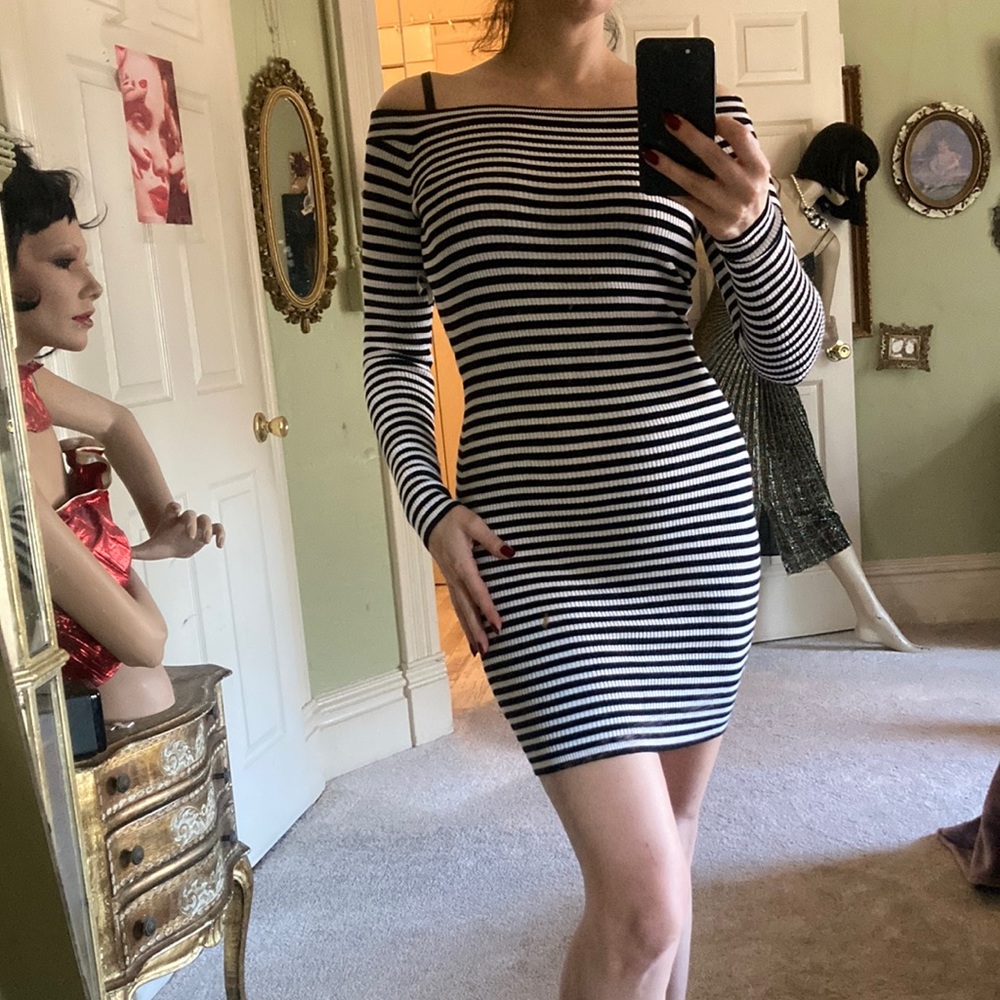 GUESS Striped Dress